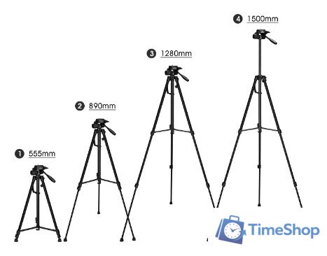 Трипод Evolution TM-3520E - Изображение №6 — Интернет-магазин Time-Shop