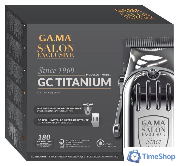 Машинка для стрижки волос GA.MA GC Titanium SM0125 - Изображение №13 — Интернет-магазин Time-Shop