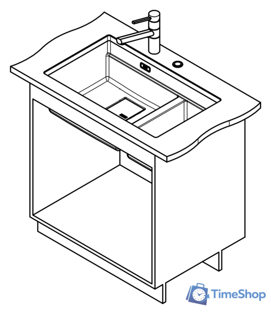 Кухонная мойка Franke Kubus 2 KNG 120 (миндаль) - Изображение №6 — Интернет-магазин Time-Shop