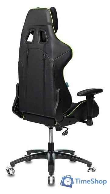 Игровое (геймерское) кресло Zombie Viking 4 Aero Green Edition (черный) - Изображение №4 — Интернет-магазин Time-Shop