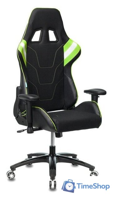 Игровое (геймерское) кресло Zombie Viking 4 Aero Green Edition (черный) - Изображение №7 — Интернет-магазин Time-Shop