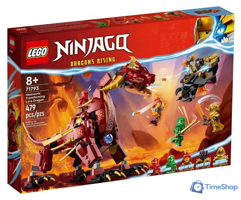 Конструктор LEGO Ninjago 71793 Лавовый дракон-трансформер - Изображение №1 — Интернет-магазин Time-Shop