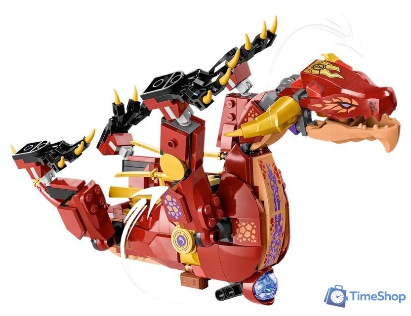 Конструктор LEGO Ninjago 71793 Лавовый дракон-трансформер - Изображение №6 — Интернет-магазин Time-Shop