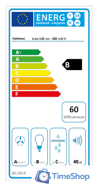 Кухонная вытяжка Falmec Plane NRS Island 120 800 м3/ч (нержавеющая сталь) - Изображение №4 — Интернет-магазин Time-Shop