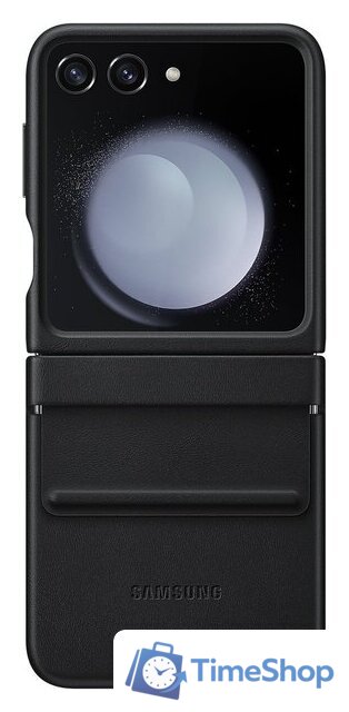 Чехол для телефона Samsung Flap Eco-Leather Case Z Flip5 (черный) - Изображение №1 — Интернет-магазин Time-Shop