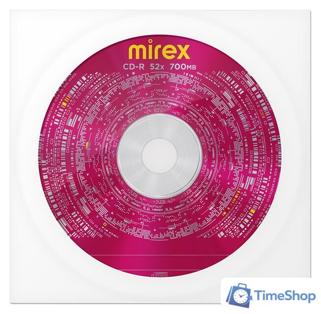 CD-R диск Mirex 700Mb 52x UL120052A8C (1 шт.) - Изображение №1 — Интернет-магазин Time-Shop