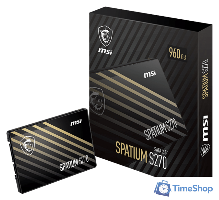 SSD MSI Spatium S270 960GB S78-440P130-P83 - Изображение №2 — Интернет-магазин Time-Shop