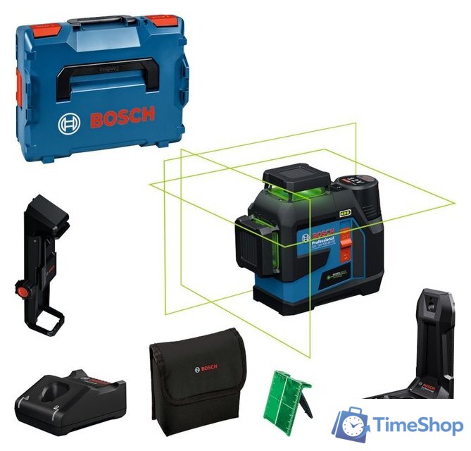 Лазерный нивелир Bosch GLL 12V-100-33 CG Professional 0601065401 (кейс) - Изображение №1 — Интернет-магазин Time-Shop