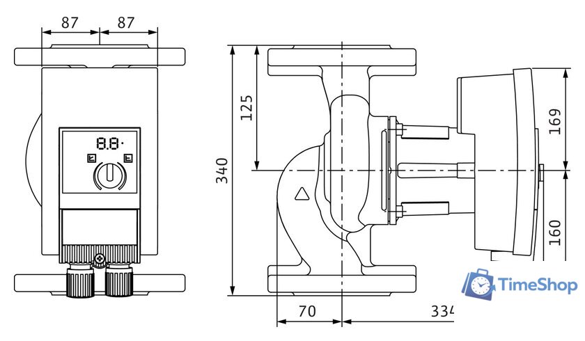 Циркуляционный насос Wilo Yonos MAXO 50/0.5-16 - Изображение №3 — Интернет-магазин Time-Shop