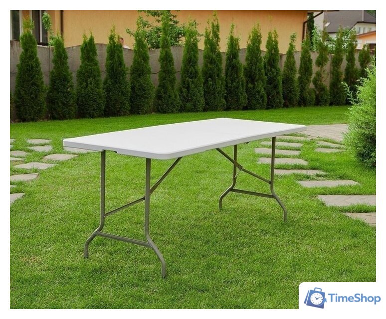 Стол Calviano Складной, пластиковый 180 см (усиленные ноги) - Изображение №2 — Интернет-магазин Time-Shop