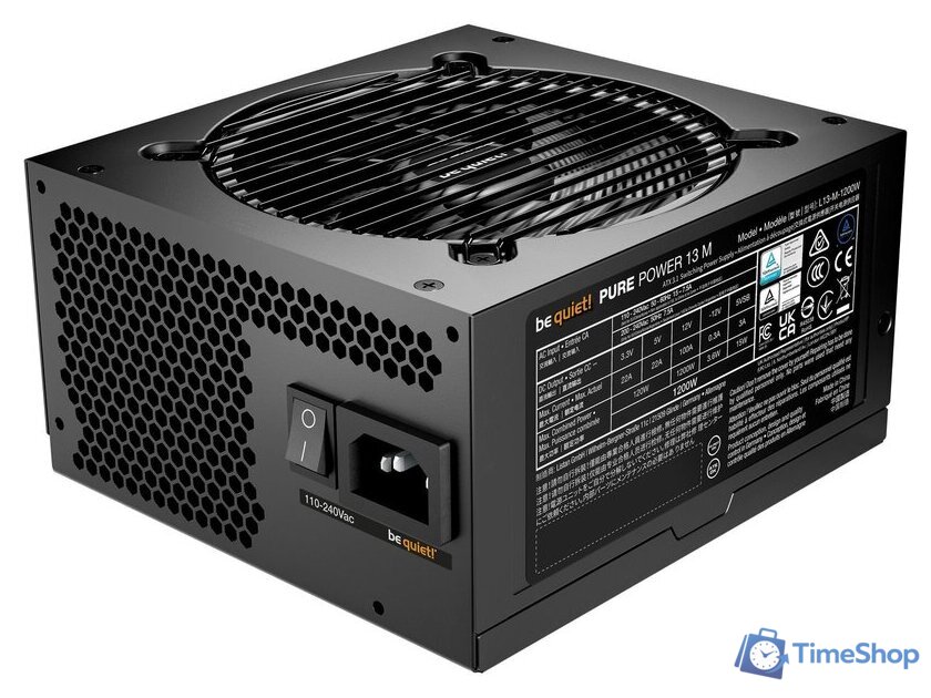 Блок питания be quiet! Pure Power 13 M 1200W BP029 - Изображение №3 — Интернет-магазин Time-Shop