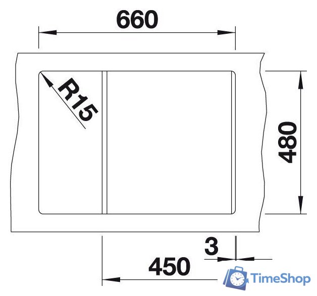Кухонная мойка Blanco Metra 45 S Compact 519570 (кофе) - Изображение №4 — Интернет-магазин Time-Shop