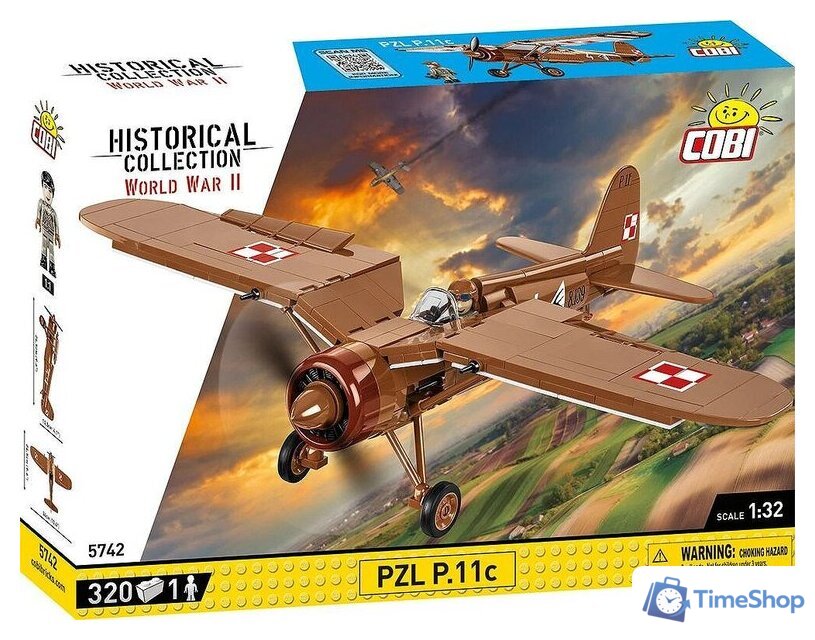 Конструктор Cobi Historical Collection WWII PZL P.11c - Изображение №14 — Интернет-магазин Time-Shop