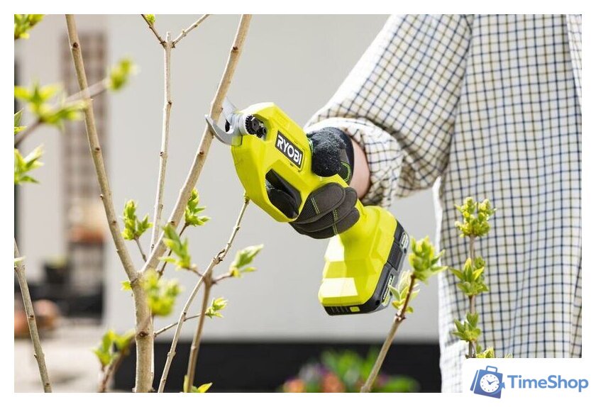 Секатор Ryobi RY18SCA-0 5133005024 (без АКБ) - Изображение №6 — Интернет-магазин Time-Shop