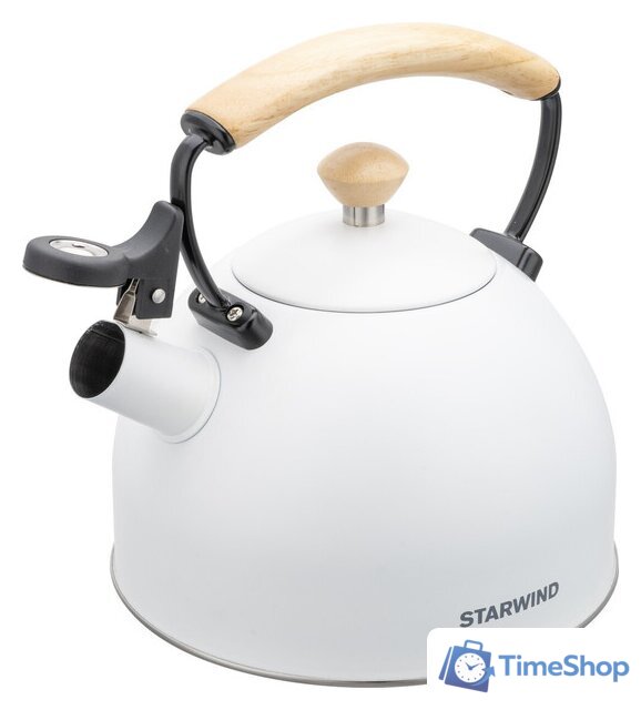 Чайник со свистком StarWind SW-CH1712 (белый) - Изображение №3 — Интернет-магазин Time-Shop