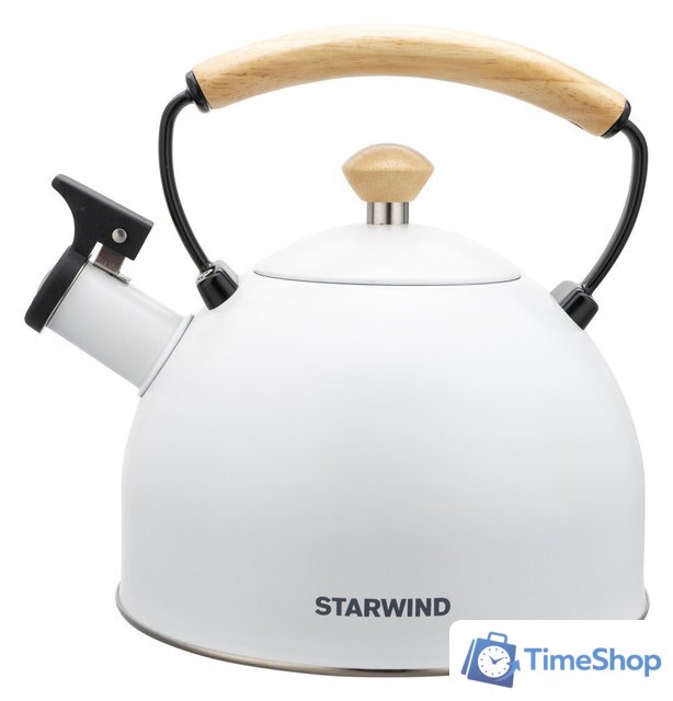 Чайник со свистком StarWind SW-CH1712 (белый) - Изображение №1 — Интернет-магазин Time-Shop
