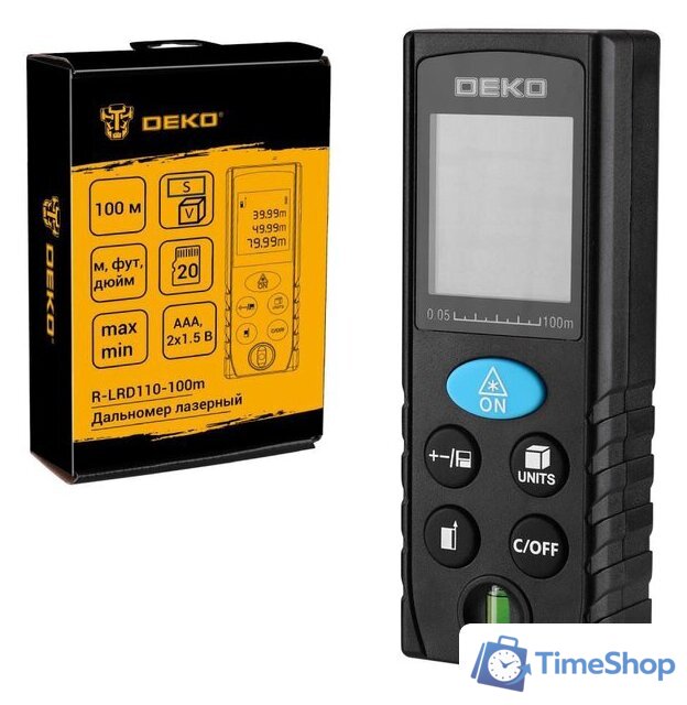 Лазерный дальномер Deko R-LRD110-100m - Изображение №1 — Интернет-магазин Time-Shop