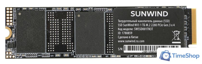 SSD SunWind NV3 SWSSD001TN3T 1TB - Изображение №1 — Интернет-магазин Time-Shop