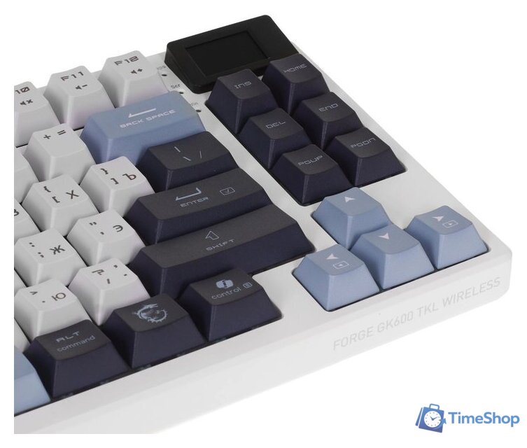 Клавиатура MSI Forge GK600 TKL Wireless Sky - Изображение №4 — Интернет-магазин Time-Shop