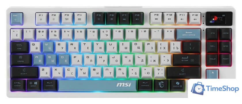 Клавиатура MSI Forge GK600 TKL Wireless Sky - Изображение №1 — Интернет-магазин Time-Shop