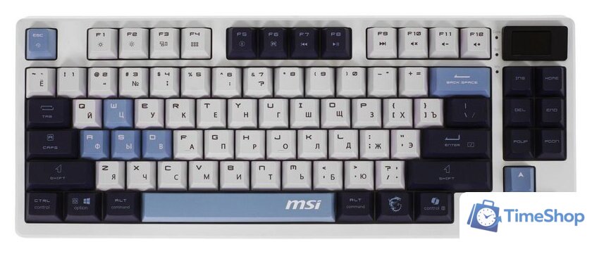 Клавиатура MSI Forge GK600 TKL Wireless Sky - Изображение №2 — Интернет-магазин Time-Shop