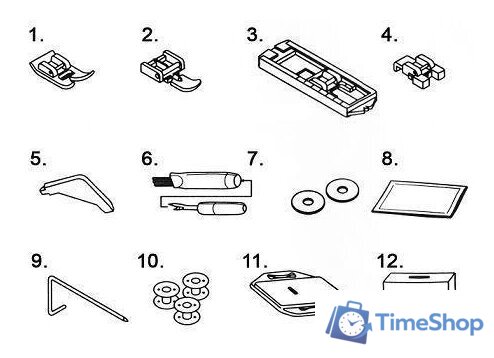 Электромеханическая швейная машина Singer 1412 Promise - Изображение №2 — Интернет-магазин Time-Shop