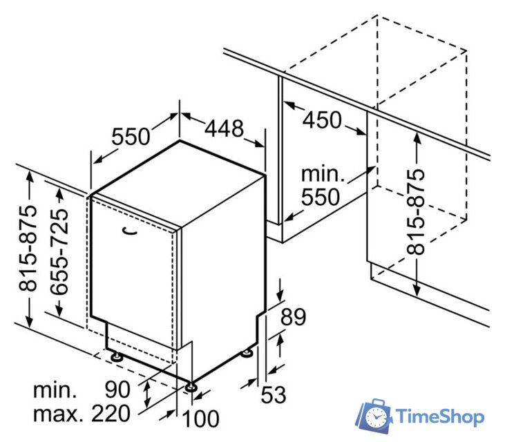Встраиваемая посудомоечная машина Bosch SPV6EMX11E - Изображение №10 — Интернет-магазин Time-Shop