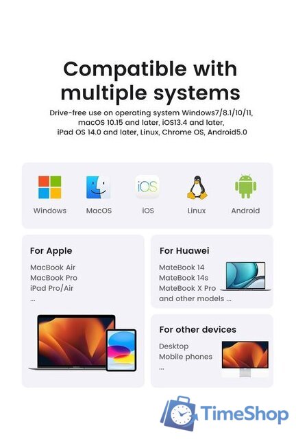 Клавиатура Ugreen KU005 - Изображение №12 — Интернет-магазин Time-Shop
