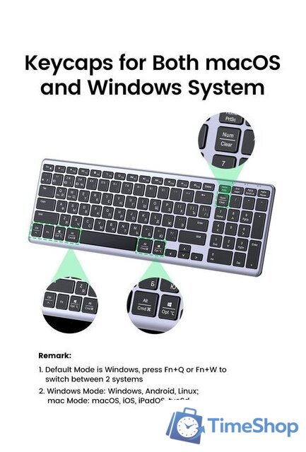 Клавиатура Ugreen KU005 - Изображение №6 — Интернет-магазин Time-Shop