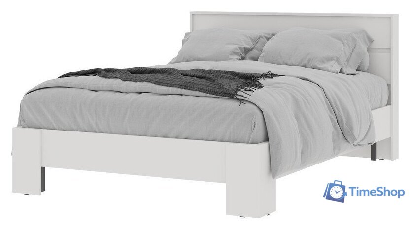 Кровать Стендмебель Хелен КР 02 140x200 (белый/белый) - Изображение №1 — Интернет-магазин Time-Shop