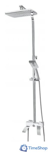 Душевая система  Hansberge H5077 (белый хром) - Изображение №2 — Интернет-магазин Time-Shop