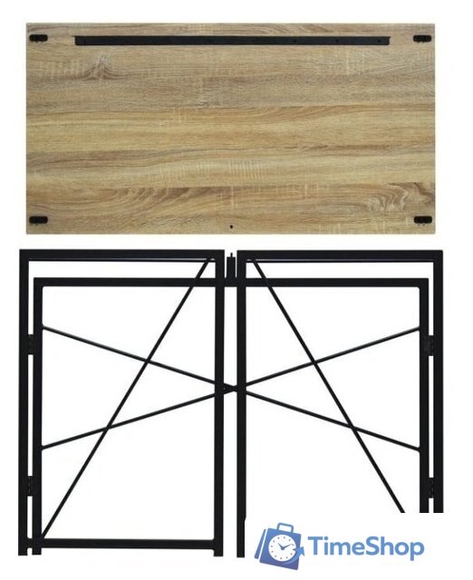 Стол для ноутбука Brabix Loft CD-002 (дуб натуральный) - Изображение №6 — Интернет-магазин Time-Shop