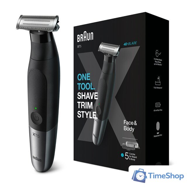 Триммер для бороды и усов Braun XT5100 - Изображение №2 — Интернет-магазин Time-Shop