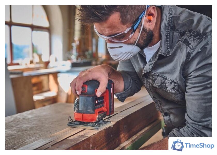 Виброшлифмашина Einhell TE-OS 18/113 3X Li - Solo 4460730 (без АКБ, сумка) - Изображение №14 — Интернет-магазин Time-Shop