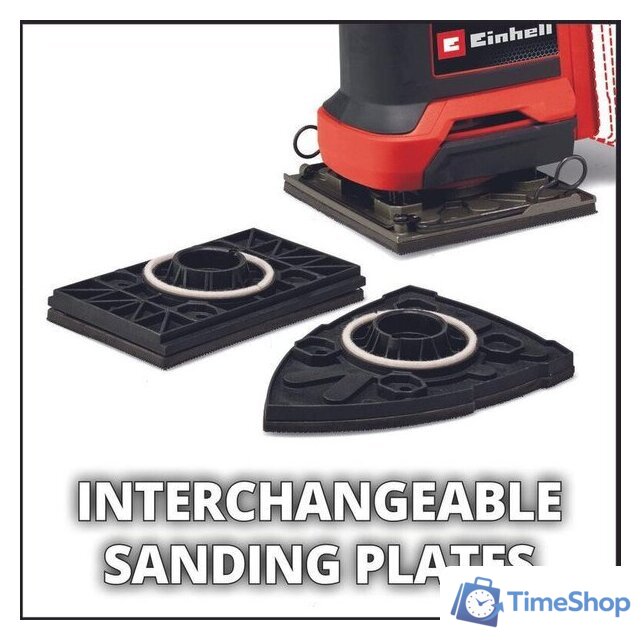 Виброшлифмашина Einhell TE-OS 18/113 3X Li - Solo 4460730 (без АКБ, сумка) - Изображение №13 — Интернет-магазин Time-Shop