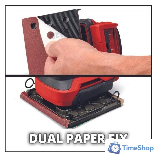 Виброшлифмашина Einhell TE-OS 18/113 3X Li - Solo 4460730 (без АКБ, сумка) - Изображение №10 — Интернет-магазин Time-Shop