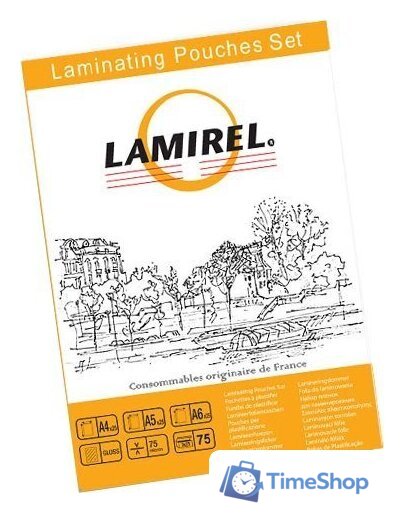 Пленка для ламинирования Lamirel набор А4, A5, A6, 75 мкм, 75 л LA-78787 - Изображение №1 — Интернет-магазин Time-Shop