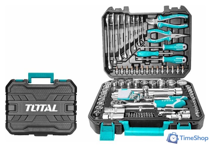 Универсальный набор инструментов Total THKTHP21006 (100 предметов) - Изображение №1 — Интернет-магазин Time-Shop