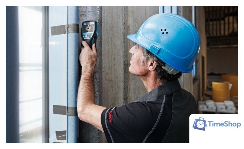 Детектор скрытой проводки Bosch D-tect 120 Professional 0601081301 (с АКБ и кейсом) - Изображение №3 — Интернет-магазин Time-Shop