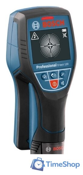 Детектор скрытой проводки Bosch D-tect 120 Professional 0601081301 (с АКБ и кейсом) - Изображение №2 — Интернет-магазин Time-Shop