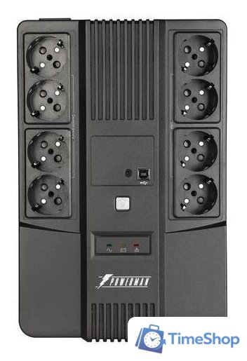 Источник бесперебойного питания Powerman Brick 850 Plus - Изображение №2 — Интернет-магазин Time-Shop