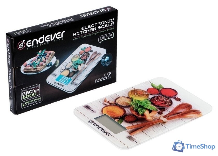 Кухонные весы Endever Chief-509 - Изображение №4 — Интернет-магазин Time-Shop