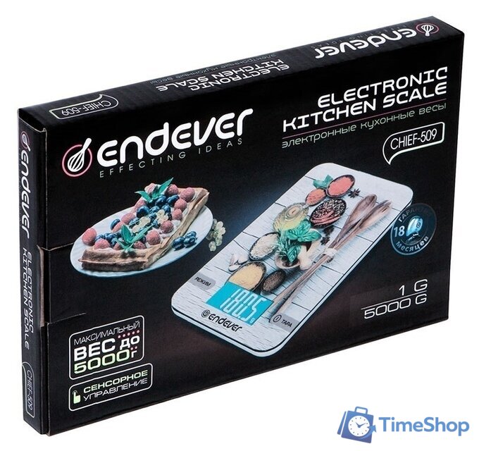 Кухонные весы Endever Chief-509 - Изображение №5 — Интернет-магазин Time-Shop