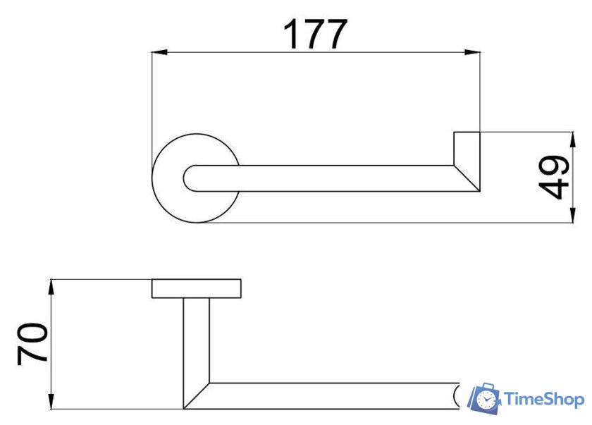 Держатель для туалетной бумаги Allen Brau Priority 6.31007-MG 323765 - Изображение №9 — Интернет-магазин Time-Shop