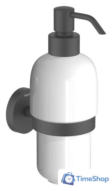 Дозатор для жидкого мыла Aquatek Бетта AQ4605MB (черный матовый) - Изображение №1 — Интернет-магазин Time-Shop