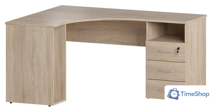 Стол Славянская столица С-085/1 (левый, дуб сонома) - Изображение №1 — Интернет-магазин Time-Shop