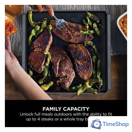 Противень Ninja Woodfire Outdoor Oven Cast Iron Tray XSKOOCIRNPEUK - Изображение №3 — Интернет-магазин Time-Shop