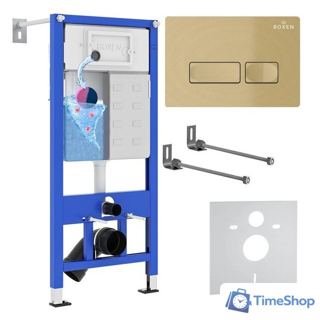 Инсталляция для унитаза Roxen StounFix Dual Fresh 968047 - Изображение №1 — Интернет-магазин Time-Shop