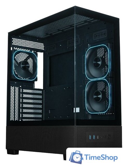 Корпус XASTRA Q500 3ARGB-FG-C10-UC (черный) - Изображение №2 — Интернет-магазин Time-Shop