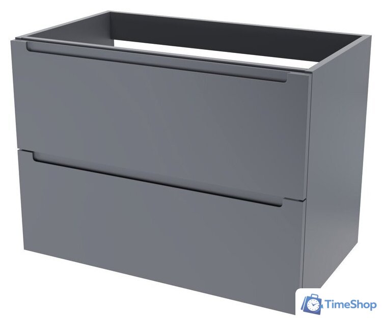 ЗОВ Тумба под умывальник Дион 90 D90LAFM7015MKV5 (графит матовый) - Изображение №1 — Интернет-магазин Time-Shop